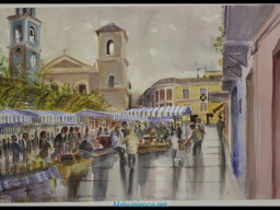 Concurso de Pintura al aire Libre en Mula 2012